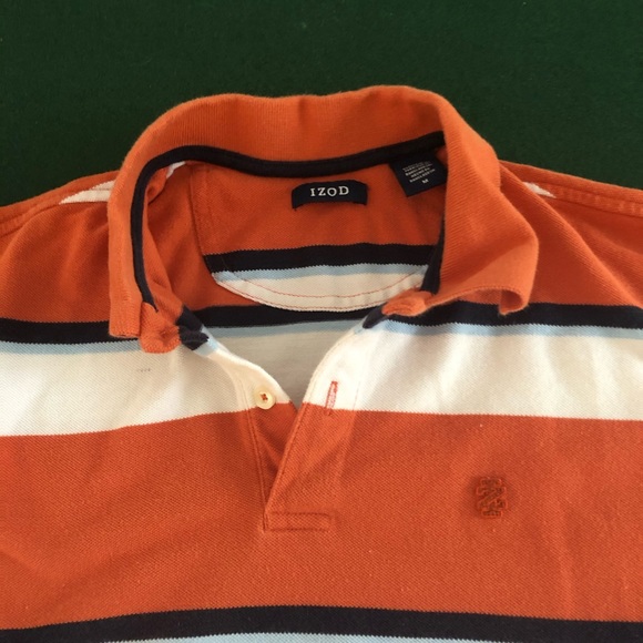 Izod Striped Polo Shirt - Picture 4 of 6